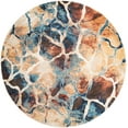 thumbnail image 2 of Rugs.com Gossamer Collection Rug – 8 Ft Round Brick Red Medium Rug Perfect For Kitchens, Dining Rooms, 2 of 9