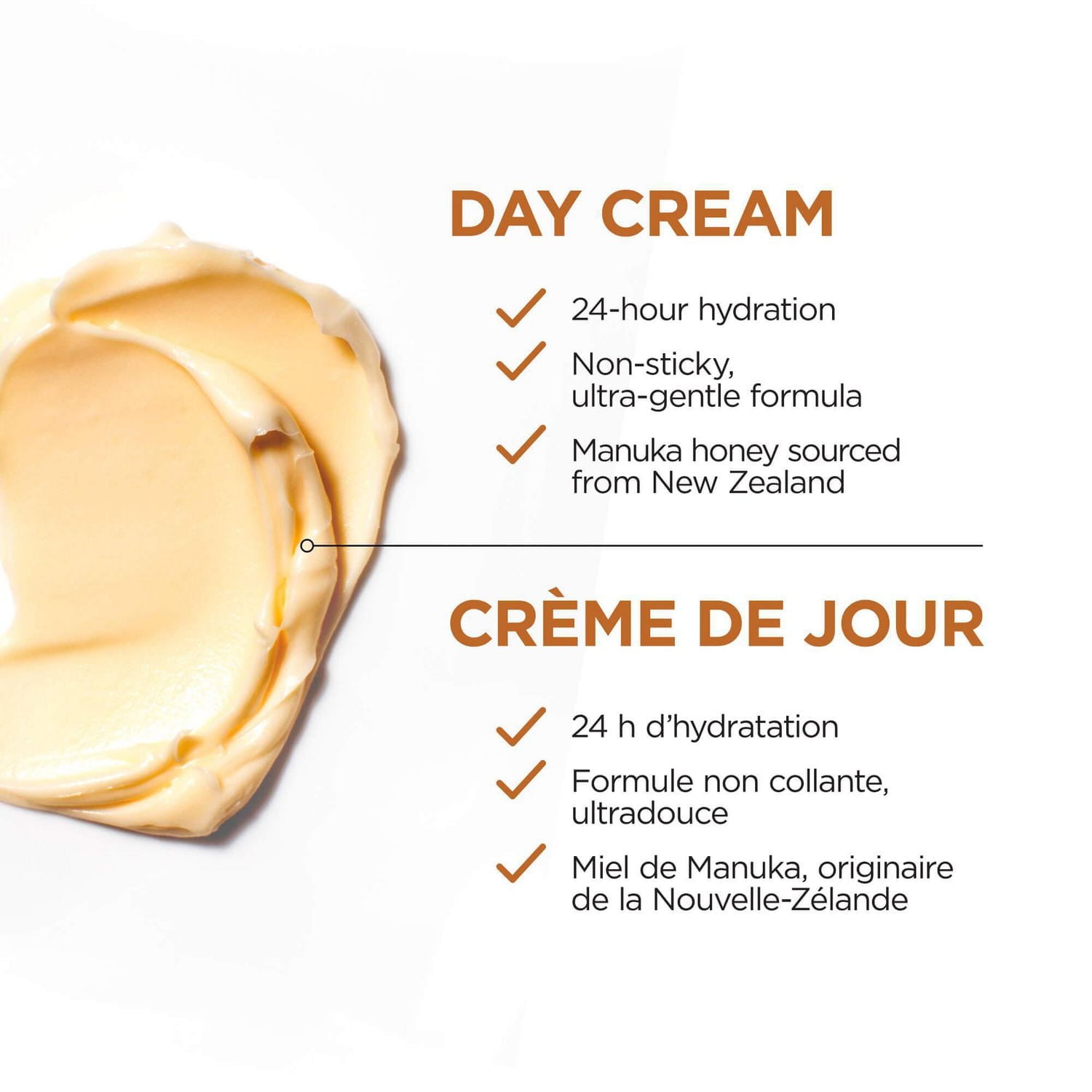L'Oréal Paris Crème de Jour Age Perfect Hydra-Nutrition Ultra-Nourrissante avec miel de manuka + huiles précieuses, pour peau mature et très sèche