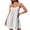 White, variant on Elara Women's Tie Strap Dress Sweetheart Neck Lightweight Cami Mini Dress for Summer Beach Vacation Casual Wear