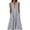 Gray, variant on Summer Dresses for Women Striped Sleeveless Midi Dress, Casual V-Neck Henley A-Line Dress with Pockets, Loose Fit Swing Dress