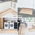 thumbnail image 5 of Soft Colored Geometric Pattern Kitchen Rugs Sets Of 2,Anti Fatigue Kitchen Mat Rugs Non Slip Washable,Decorative Kitchen Floor Mats for Kitchen,Sink,Laundry,17"x30"+17"x47", 5 of 7