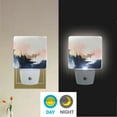 thumbnail image 2 of Yayeee LED Night Light for The Home Plug in With Light Sensors 2 Pack, Abstract Landscape, 2 of 6
