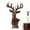 🔥 Random_New, variant on kcavykas Entryway Table Ornaments This Vintage Resin Deer Head Sculpture Stands 40 Centimeters Tall and Features A Bust of A Male Deer with Antlers It Is Ideal for Home Decor