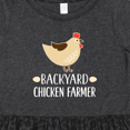 thumbnail image 4 of Inktastic Backyard Chicken Farmer Girls Toddler Dress, 4 of 5