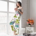 thumbnail image 3 of Haiem Cartoon Frogs Women's Pajama Pants Ultra Lightweight Pjs Bottoms Sleepwear Bottom Pants With Pocket Drawstring-Large, 3 of 7