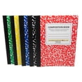 thumbnail image 1 of 100 Sheet Composition Notebooks - School Supply Boxes - 5 College Ruled Writing Notebooks - 1 Black, 1 Red, 1 Green, 1 Blue, and 1 Yellow (College Ruled), 1 of 5