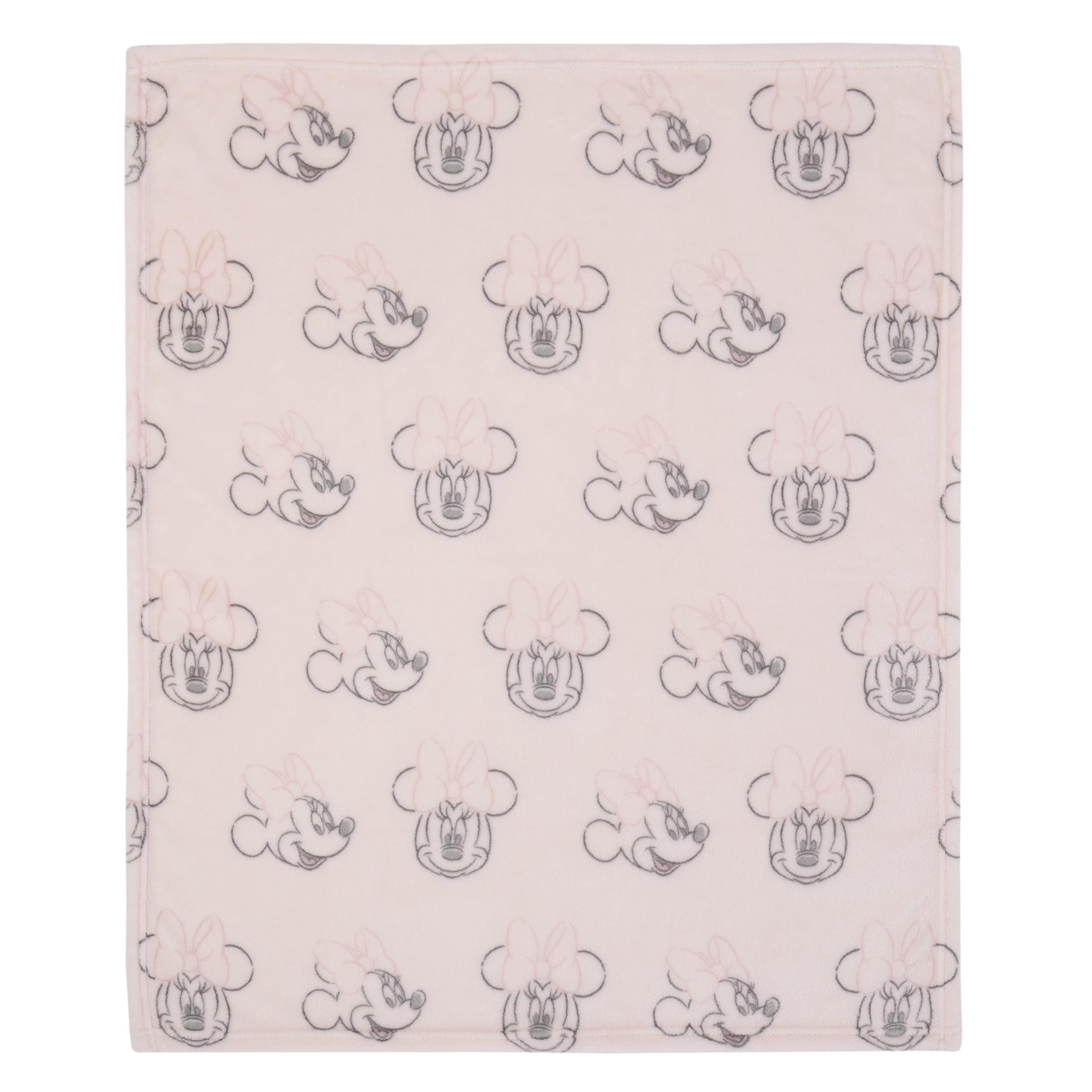 Minnie Mouse Allover Print Baby Blanket, Infant Girl, Pink