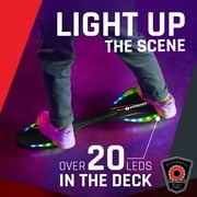 Razor Black Label Ripstik Ripster Light-up, Caster Skateboard with Multi-Color Lights, for Child 8+