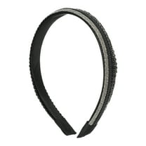 Unique Bargains 1 Pc Classic Fashion Elegant Chain Headband for Women Girls 6.10"x0.79" Black
