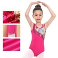 thumbnail image 6 of BULLPIANO Girls Gymnastics Leotards Sparkling Dance Clothes Biketard Sportswear 3-14 Years, 6 of 10