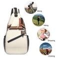 thumbnail image 5 of Lsque Books Key To Knowledge Pattern Cross Chest Bag Diagonally – Premium Durable Front Chest Sling with Adjustable Padded Strap, High-Capacity Storage, 5 of 8