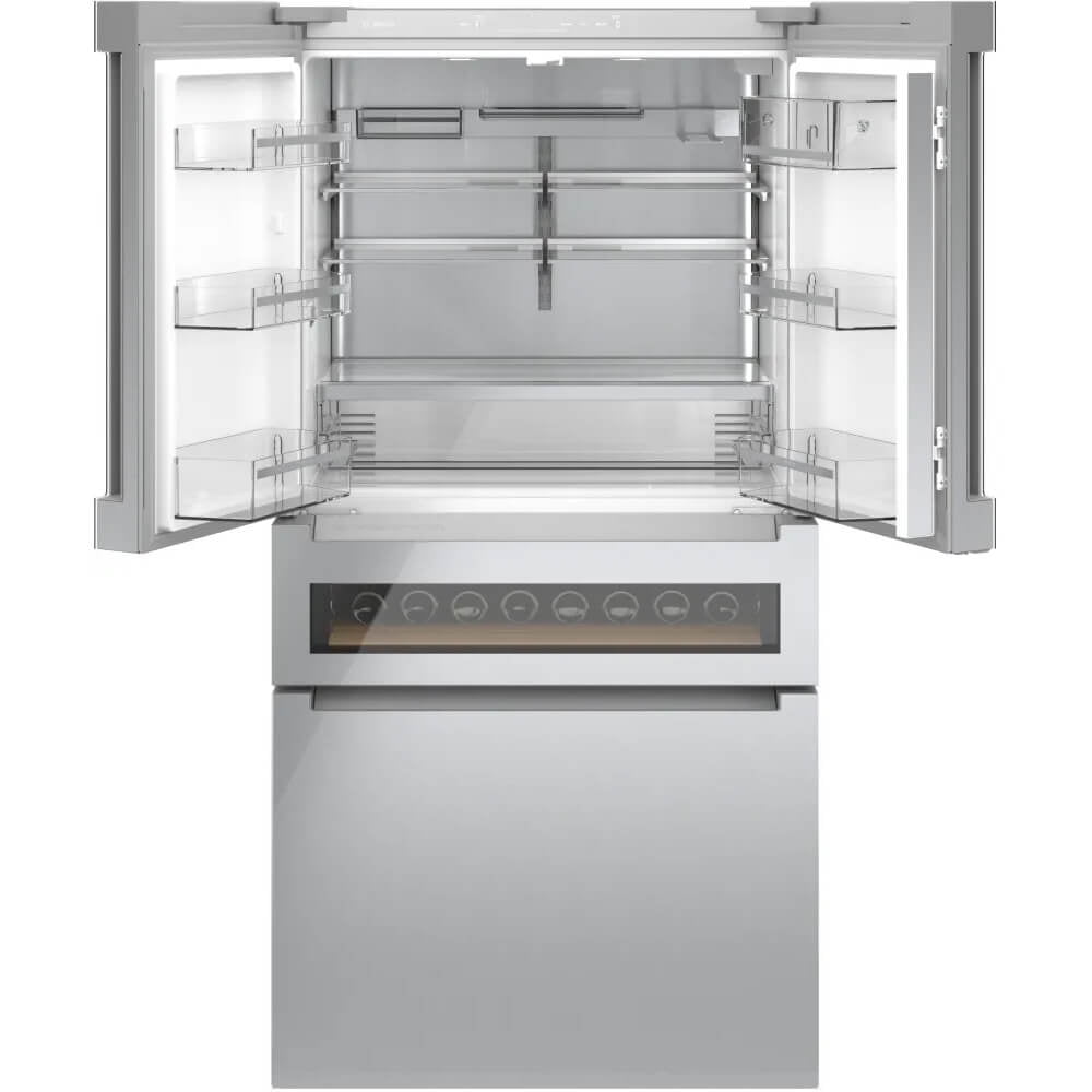 Bosch B36CL81ENG 20.5 Cu. Ft. Stainless Steel Counter-Depth 4-Door Smart Refrigerator