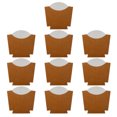 thumbnail image 1 of KAKOWELY 100pcs French Fries Chicken Popcorn Wrapping Boxes Fried Snack Packing Paper Boxes,5.2X"X4.29"X3.58", 1 of 5