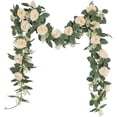 thumbnail image 1 of Plantas de flores artificiales de guirnalda de vid de rosas falsas de 2,0 m, 1 of 5