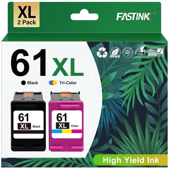 61XL Ink Compatible for  61 Ink for 61 Ink Cartridge Combo Pack for Envy 4500 4502 5530 ( Black, Tri-color)