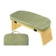 thumbnail image 1 of Banco de meditación cómodo, plegable, con soporte para cadera, silla fácil de limpiar, moderno reclinatorio verde, 1 of 9