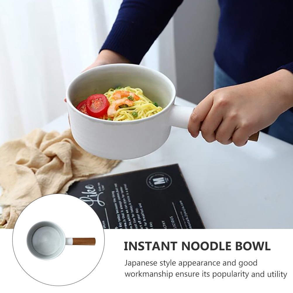 LABSERRON Ramen Noodle Bowls Ceramic Noodle Bowl Assorted Color 1Pack 10.8X5.9In