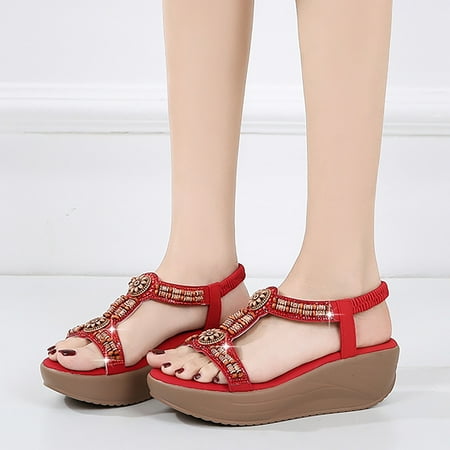 

Wedges Heels for Women High-Quality Platform Sandals Women Wedge Sandal Light Attractive Great Women s Wedge Sandals Adorable Supportive