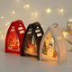 thumbnail image 4 of ER Luces de noche navideñas, muñeco de nieve navideño, cervatillo de Papá Noel, decoraciones de mesa navideñas, fiesta de Navidad, muñeco de nieve blanco de Navidad oso de fresa Electrónica, 4 of 5