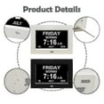 thumbnail image 4 of Digital Dementia Clock Calendar Clock Day Date Clock Large Display Large Clear Unabbreviated Time And Date LONG, 4 of 5
