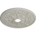 thumbnail image 3 of 30 7/8"OD x 3 5/8"ID x 1 3/8"P Rose Ceiling Medallion (Fits Canopies up to 5 1/4"), Hand-Painted Pot of Cream, 3 of 5