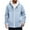 Sky Blue-1, variant on Dovford Men's Sherpa Hoodie Jacket Fleece Lined Zip Up Warm Hoodies Sweatshirt Winter Zipper Sweater Hooded Coat