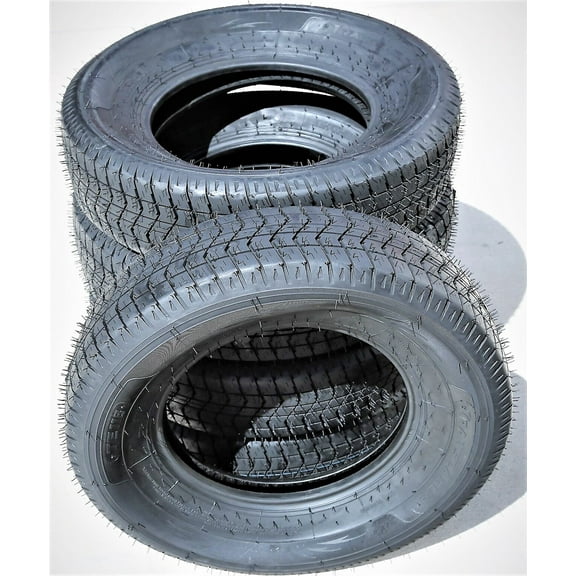 Set of 4 Transeagle TE118 ST205/75D15 205/75D15 101G C 6 Ply Trailer Tires