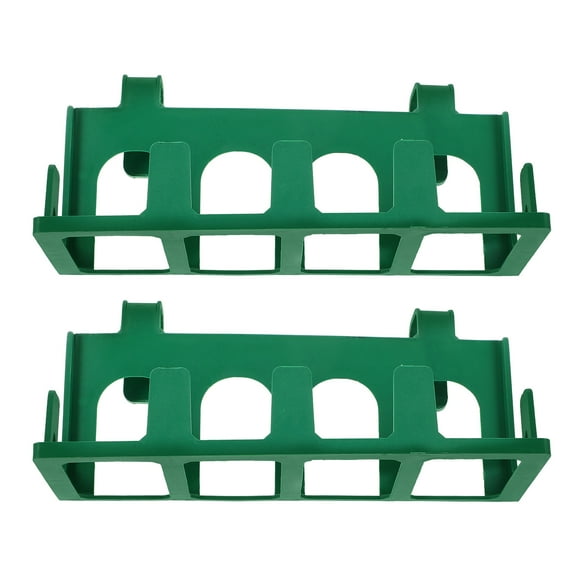 OUNONA 2 Pcs Stands Podium Flower Stand 22.70X12.00X11.00CM Green