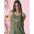 thumbnail image 2 of Mothers Day Roses Racerback Tank Women -Image by Shutterstock, Female x-Small, 2 of 4