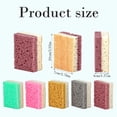 thumbnail image 3 of Natural Loofah Kitchen Sponges,Eco Compostable Cellulose Dish Washing Scrubbers,Non-Scratch Plastic-Free Cleaning Sponge Pads for Dishes,Pans,Sink,Cookware & Bathroom (Mixed 2 Pcs), 3 of 9