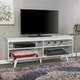 thumbnail image 2 of Desert Fields Mid-Century Modern TV Stand Console for TVs up to 65", White, 2 of 9
