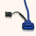 thumbnail image 5 of POINTERTECK 70cm Front Case Panel USB3.0+USB2.0 High Clarity Audio Jack Ports I/O Board Internal Cable, 5 of 5