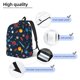 thumbnail image 3 of Easygdp Space Cartoon Mochila de Lona Resistente para Laptop, Compatible con Laptops de 15 a 17 pulgadas, Ideal para Escuela, Trabajo y Viajes-Medium, 3 of 5