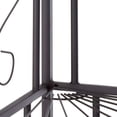 thumbnail image 3 of Room Designs Corner Baker's Rack Black; Walnut Traditional Triangle, 3 of 4