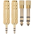 thumbnail image 1 of 4 Pcs Cable Connectors Headset Cable Conversion Audios Adapter Conversion Connector Guitar Connector Converter, 1 of 3