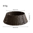 thumbnail image 3 of CNKOO Christmas Tree Rattan Skirt Stand Base Basket Cover Tidy Decor Grey, 3 of 16