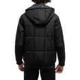 thumbnail image 2 of X RAY Jeans Hooded Puffer Jacket with Patch Chest Pockets, Black, S, 2 of 10