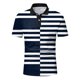 thumbnail image 2 of Gibobby Playera Polo Polo de piqué de algodón elástico de Manga Corta para Hombre(Marina,G), 2 of 4