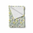 thumbnail image 2 of Spring Soft Flannel Fleece Throw Blanket, Seasonal Garden Plants in Full Blossom Rural Country Meadow Wild Flowers Pattern, Cozy Plush for Indoor and Outdoor Use, 50" x 70", Multicolor, by Ambesonne, 2 of 6