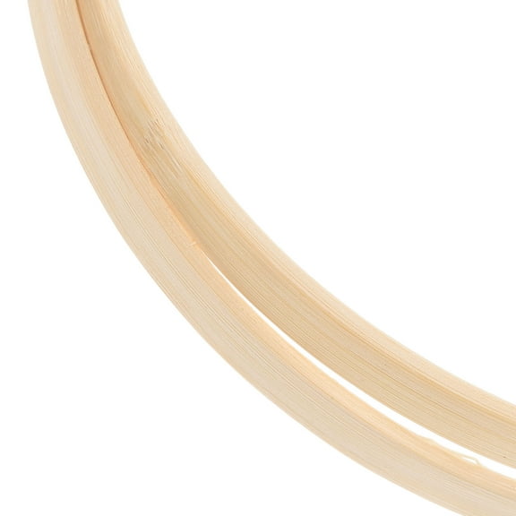 Yuangui 6Pcs Bamboo Embroidery Hoops for Crafts & Decor