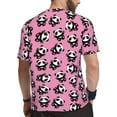thumbnail image 2 of Rocae Cute Panda for Men's Mesh Quick-Dry Short Sleeve Workout T-Shirt,Mens Crew Neck Tee Lightweight Soft Classic T Shirts XX-Large, 2 of 9