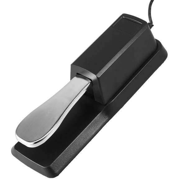 HAKIDZEL Universal Piano Style Sustain Foot Pedal Plastic Enhance Playing Experience Practice 1Pack