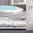 thumbnail image 4 of Safavieh Hi-Lo Hiren Abstract Shag Area Rug, Gray/Light Gray, 6'7" x 6'7" Round, 4 of 10
