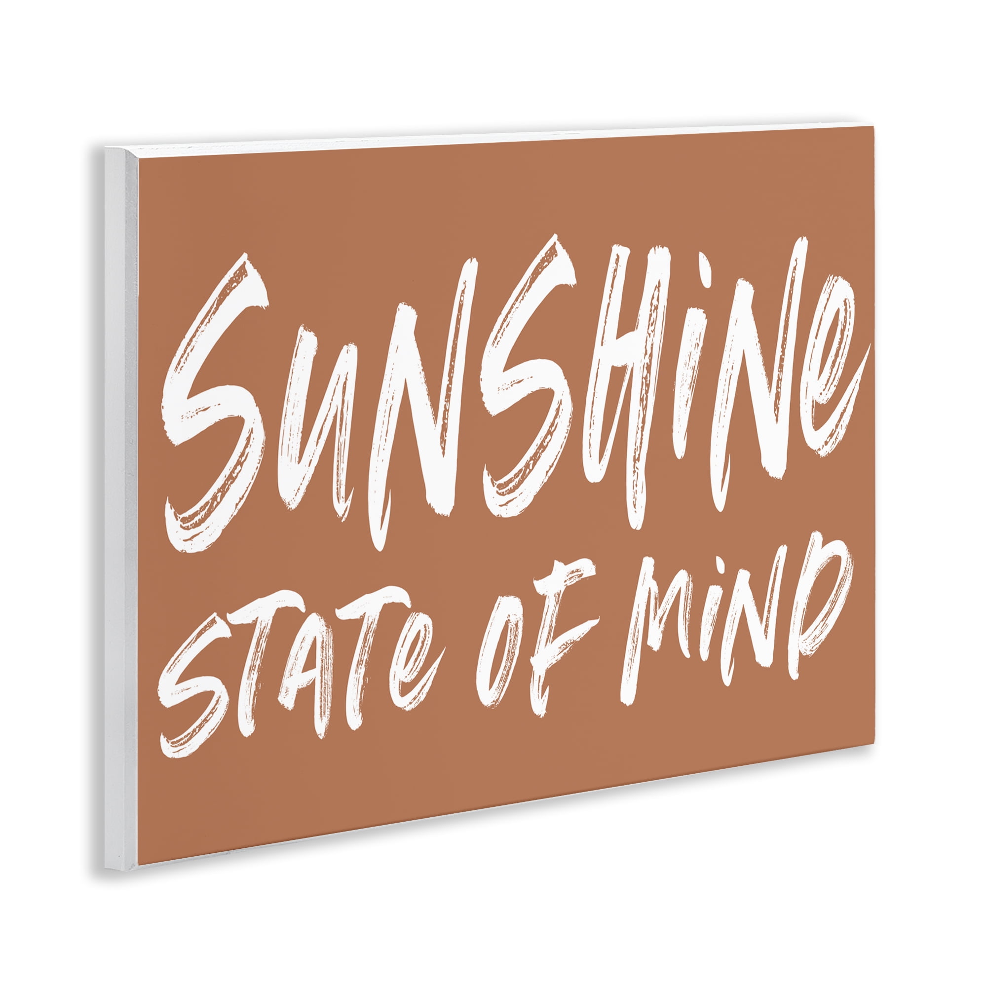 Summery Sunshine State Of Mind Wall Plaque Art, design by Lettered and Lined