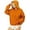 *Orange, variant on ClodeEU Hooded Sweatshirt For Women,Long Sleeve Sweatshirt With Drawstring,Hoodie With Elastic Hem With Pockets Orange,Womens Plus XXL