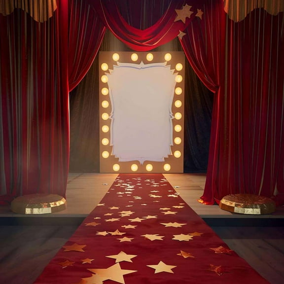 Allenjoy Red Carpet Stage Backdrop