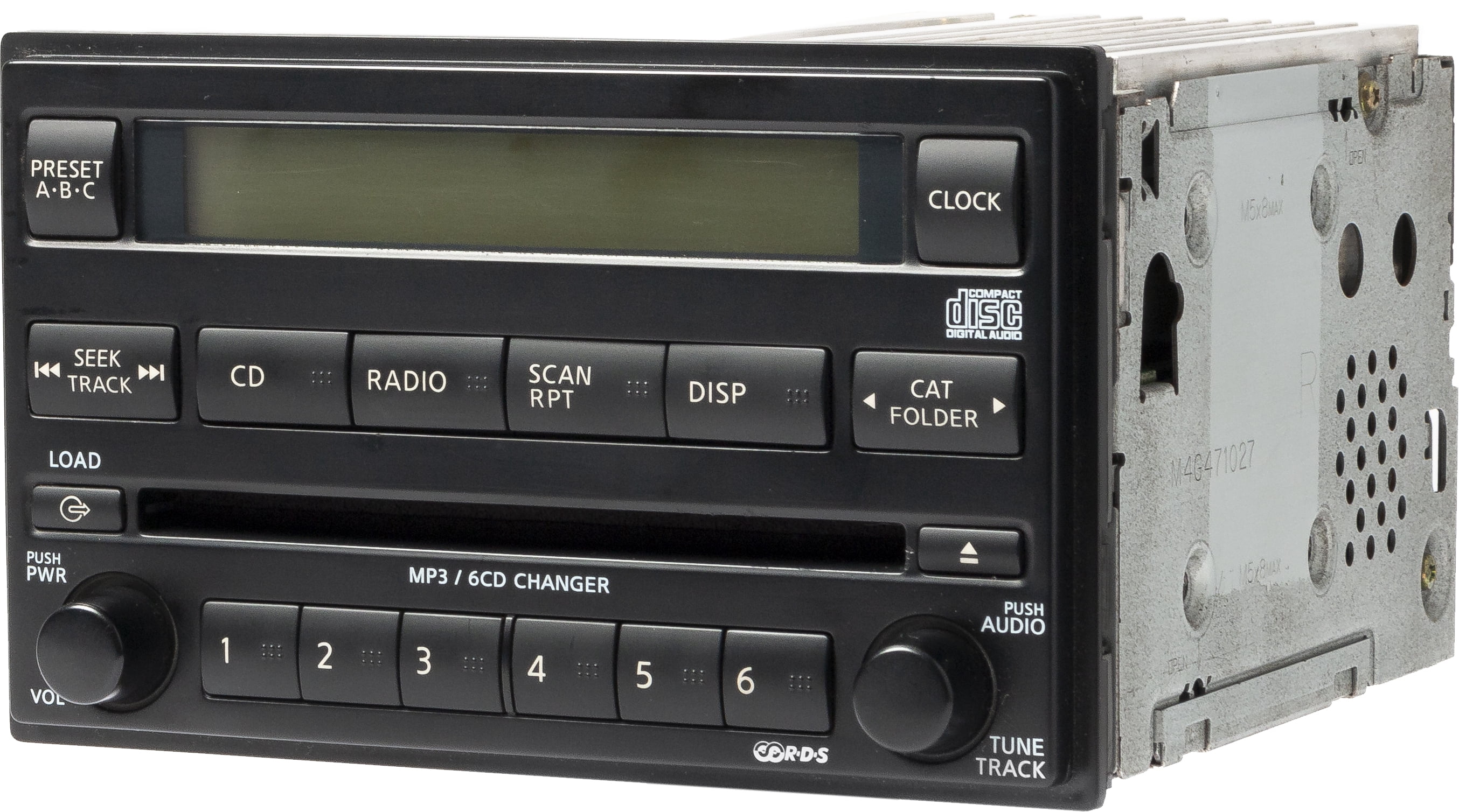 Restored 2006-07 Nissan Pathfinder AMFM Radio 6 Disc CD MP3 Player Part Number 28185ZP40A (Refurbished)