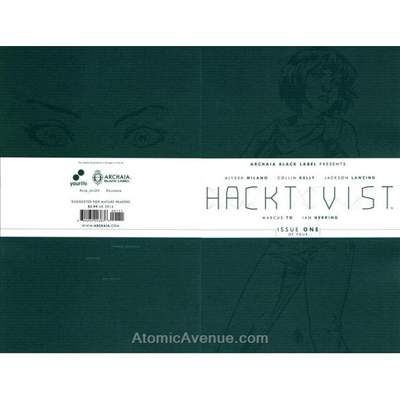 Hacktivist #1 VF ; Archaia Comic Book