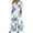 B-White, variant on Wyobmus Womens Casual Summer Dresses V-Neck Half Sleeve Button Up Floral Print Mid-Calf Dress Casual Loose Holiday Dresses S-3X B-White