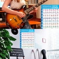 thumbnail image 3 of Chart Guitar Chord Chart with Circle of Fifths Chart Guitar Chord Poster for Guitar Beginners Teachers Music Theory Copperplate Paper Waterproof Guitar Chords Chart, 3 of 5